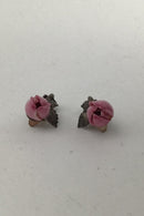 RCP Sterling Sølv / Porcelæn Øreringe (Pink) (Clips)