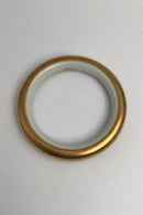Royal Copenhagen Porcelain Bangle Green / Gold