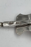 Lang sukkerske / Istheske i Dansk sølv