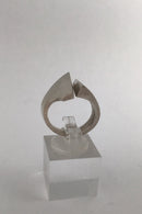 Bent Knudsen Sterling Sølv Moderne Ring