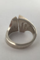 Bent Knudsen Sterling Sølv Moderne Ring