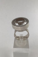 Kupittaan Kulta (Elis Kauppi) Sterling Silver Ring Rock Crystal