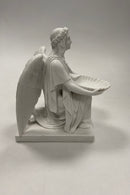 Royal Copenhagen Biscuit / Bisque Figur Døbens Engel af Thorvaldsen