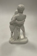 Bing og Grøndahl Johannes Døberens Prædiken. Figur af 2 Børn No. 49