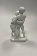 Bing og Grøndahl Johannes Døberens Prædiken. Figur af 2 Børn No. 49