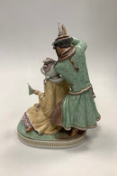 Royal Copenhagen Gerhard Henning Overglasur figur Nattergalen No 2409  UDLÅNT TIL VEJEN OG ØREGAARD MUSEUM TIL SEPTEMBER 2026