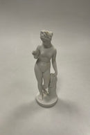 Royal Copenhagen Bisque / Bisquit Figur Thorvaldsen Venus med Æblet No. 58