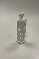 Royal Copenhagen Bisque / Bisquit Figur Thorvaldsen Venus med Æblet No. 58