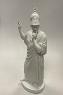 Bing og Grøndahl Bisque / Biscuit Figur af Minerva/Athene 40,5cm