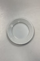 Royal Copenhagen Hvid Halvblonde Sidetallerken No. 615