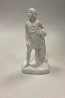 Bing og Grøndahl Bisque / Bisquit Thorvaldsen Figur af En Stående Dreng No. 46