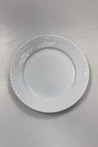 Royal Copenhagen Hvid Halvblonde Frokosttallerken No. 622