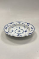 Royal Copenhagen Musselmalet Halvblonde Dyb tallerken No. 566