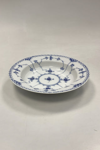 Royal Copenhagen Musselmalet Halvblonde Dyb tallerken No. 566