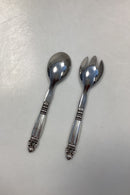 Georg Jensen Konge Sterling Sølv Salat Sæt