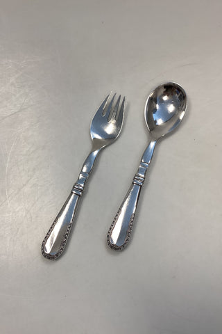 Georg Jensen Sølv Nordisk Salat Sæt No. 136
