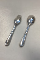 Georg Jensen Sølv Nordisk Salat Sæt No. 136