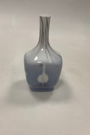 Royal Copenhagen Art Nouveau Vessel Vase No. 199/135 med Gæs