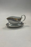 Royal Copenhagen Grå Magnolia Sovseskål No. 563