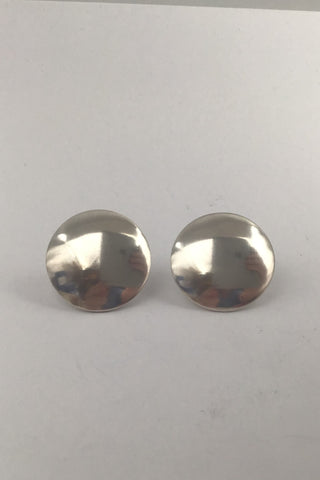 SIK Sterling Silver Earrings (Clips) (The Silversmith in Kolding)