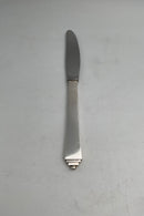 Georg Jensen Sterling Sølv Pyramide Middagskniv med skær No. 014 (Langt skaft)