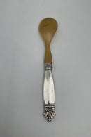 Georg Jensen Silver Acanthus Serving Spoon with Horn No. 108A