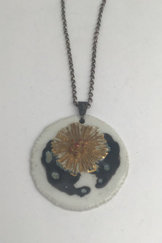 Royal Copenhagen Porcelain Pendant by Nils Thorsson (includes chain)