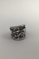 Jacob Hull Forsølvet Metal Ring