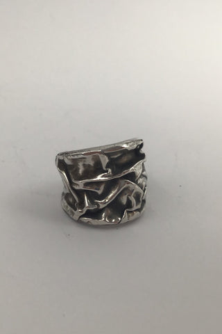 Jacob Hull Silver-Plated Metal Ring