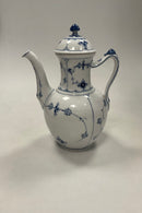 Royal Copenhagen Blue Fluted Plain Large Coffee Pot No. 49