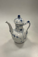 Royal Copenhagen Blue Fluted Plain Large Coffee Pot No. 49