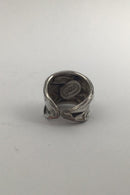 Jacob Hull Forsølvet Metal Ring