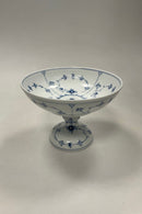 Royal Copenhagen Musselmalet Riflet Skål på fod No. 428