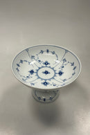 Royal Copenhagen Musselmalet Riflet Skål på fod No. 428