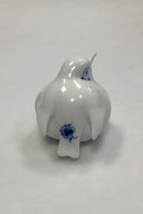 Royal Copenhagen Musselmalet Riflet figur af fugl (Spurv)