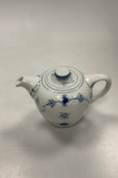 Bing og Grøndahl Blåmalet Musselmalet Thekande med logo No. 1054