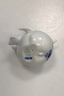 Royal Copenhagen Musselmalet Riflet figur af fugl (Spurv)
