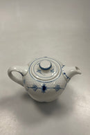 Bing og Grøndahl Blåmalet Musselmalet Thekande med logo No. 1054