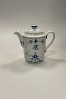 Bing og Grøndahl Blåmalet Musselmalet Hotel Kaffekande med logo No. 1051