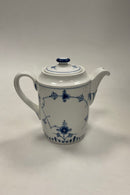 Bing og Grøndahl Blåmalet Musselmalet Hotel Kaffekande med logo No. 1051