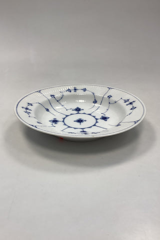 Royal Copenhagen Musselmalet Riflet Dyb Tallerken No. 165
