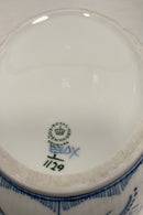 Royal Copenhagen Musselmalet Helblonde Oval Lågfad No 1129 og 622 låg