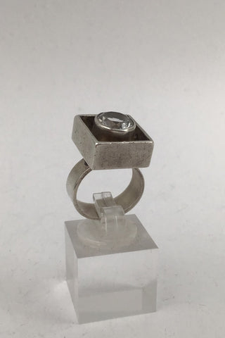Niels Erik From Sterling Sølv Moderne Ring