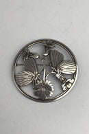 Georg Jensen Sterling Sølv Broche No. 283 med Sommerfuglemotiv