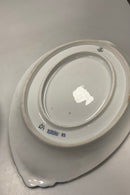 Royal Copenhagen Musselmalet Riflet oval terrin No 214 med underfad No. 217