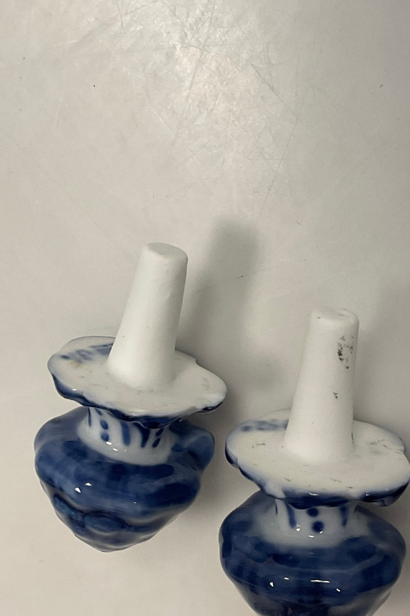 Sæt på 5 Royal Copenhagen Musselmalet Riflet Propper No. 394