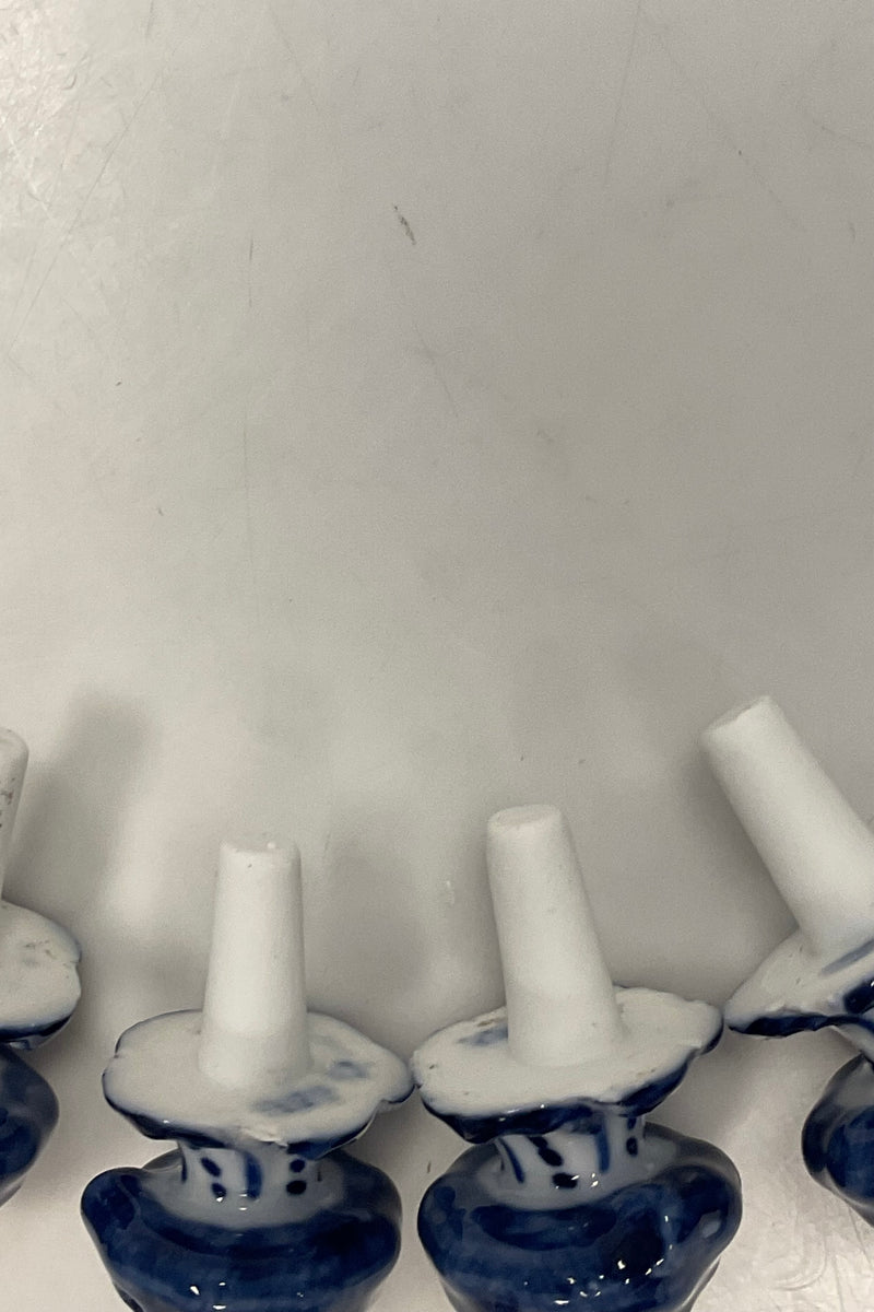 Sæt på 5 Royal Copenhagen Musselmalet Riflet Propper No. 394