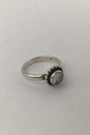 Georg Jensen Sterling Sølv Ring No. 9B Månesten