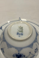 Bing og Grøndahl Blåmalet Riflet Stor Morgen Kop og underkop