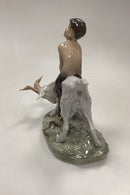 Royal Copenhagen Figur - Faun på ged No. 737